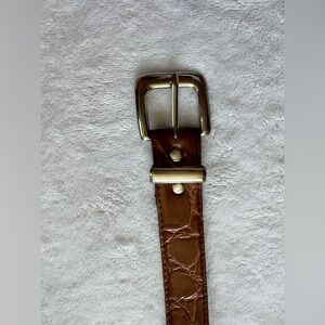 Brown/Gold Texture Belt